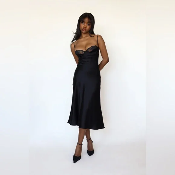 SOLD Mirror Palais NWOT ballet dress in black size S 🩰 - Picture 3 of 15